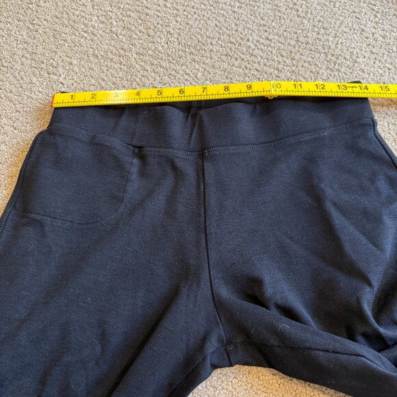 American Giant No-BS Pants Ponte Kick Flare Stretch Pull On Black Size 8 #136653 - Picture 8 of 14